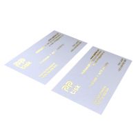 Vizitky se zlat�m logem nebo textem