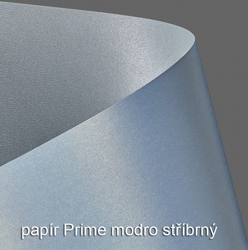 Papír Prime modro stříbrný