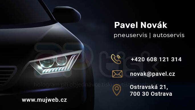 n�vrh, vzor, �ablona vizitky / 104 - PPtisk.cz