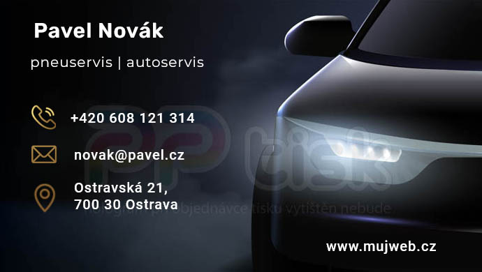 n�vrh, vzor, �ablona vizitky / 107 - PPtisk.cz