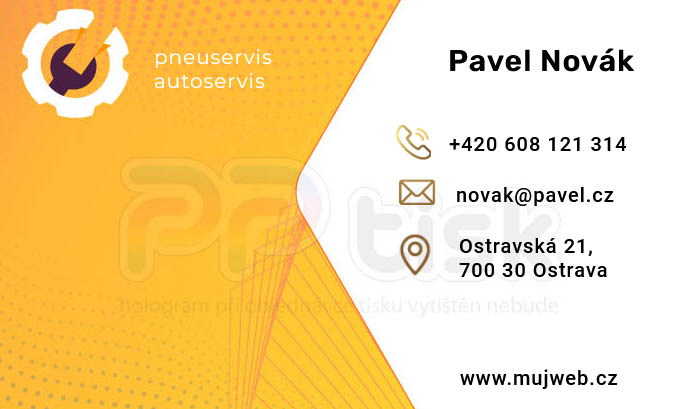 n�vrh, vzor, �ablona vizitky / 109 - PPtisk.cz