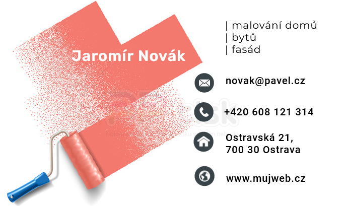 n�vrh, vzor, �ablona vizitky / 111 - PPtisk.cz