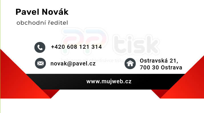 n�vrh, vzor, �ablona vizitky / 143 - PPtisk.cz