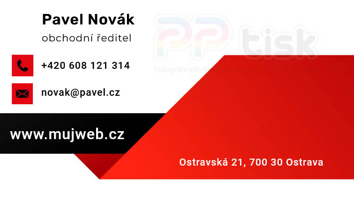 n�vrh, vzor, �ablona vizitky / 144 - PPtisk.cz
