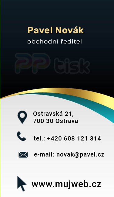 n�vrh, vzor, �ablona vizitky / 145 - PPtisk.cz