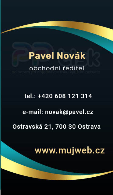 n�vrh, vzor, �ablona vizitky / 146 - PPtisk.cz