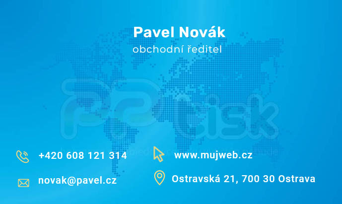n�vrh, vzor, �ablona vizitky / 151 - PPtisk.cz