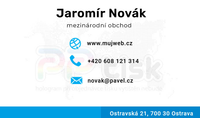 n�vrh, vzor, �ablona vizitky / 152 - PPtisk.cz