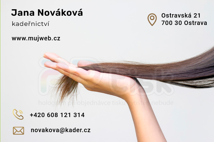 n�vrh, vzor, �ablona vizitky / 153 - PPtisk.cz