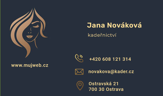n�vrh, vzor, �ablona vizitky / 154 - PPtisk.cz