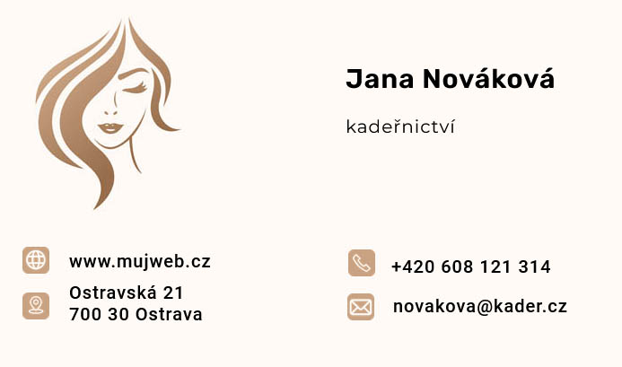 n�vrh, vzor, �ablona vizitky / 155 - PPtisk.cz