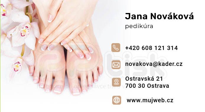 n�vrh, vzor, �ablona vizitky / 174 - PPtisk.cz