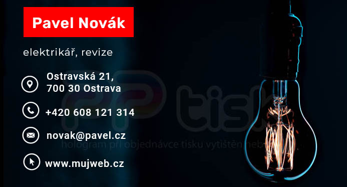 n�vrh, vzor, �ablona vizitky / 178 - PPtisk.cz