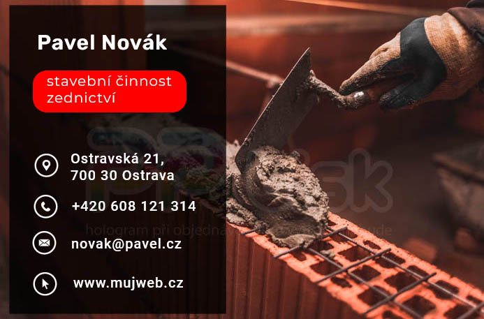 n�vrh, vzor, �ablona vizitky / 179 - PPtisk.cz