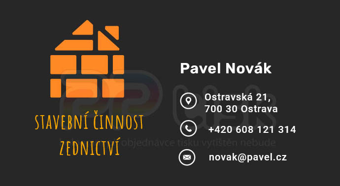 n�vrh, vzor, �ablona vizitky / 181 - PPtisk.cz