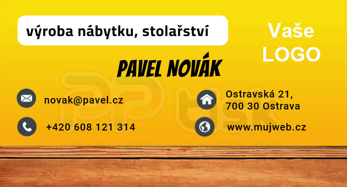 n�vrh, vzor, �ablona vizitky / 191 - PPtisk.cz