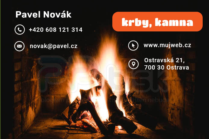 n�vrh, vzor, �ablona vizitky / 196 - PPtisk.cz
