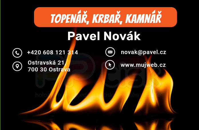 n�vrh, vzor, �ablona vizitky / 219 - PPtisk.cz