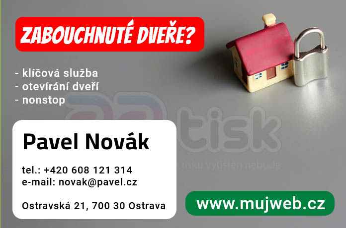 n�vrh, vzor, �ablona vizitky / 220 - PPtisk.cz