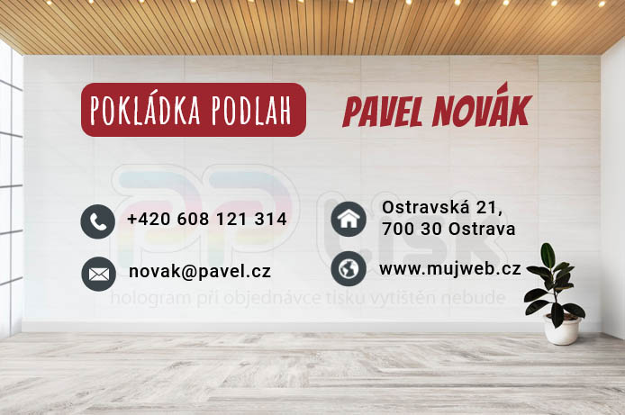 n�vrh, vzor, �ablona vizitky / 225 - PPtisk.cz