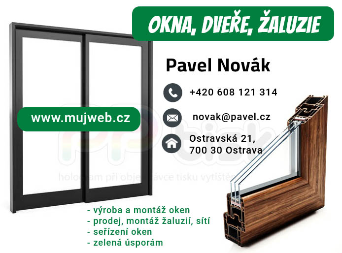n�vrh, vzor, �ablona vizitky / 228 - PPtisk.cz