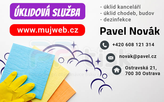 n�vrh, vzor, �ablona vizitky / 233 - PPtisk.cz