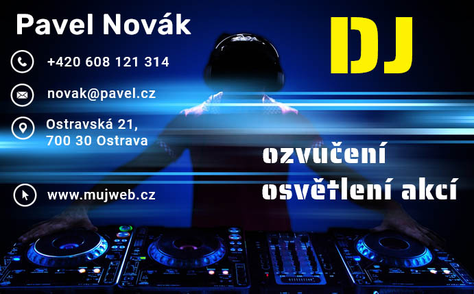 n�vrh, vzor, �ablona vizitky / 244 - PPtisk.cz