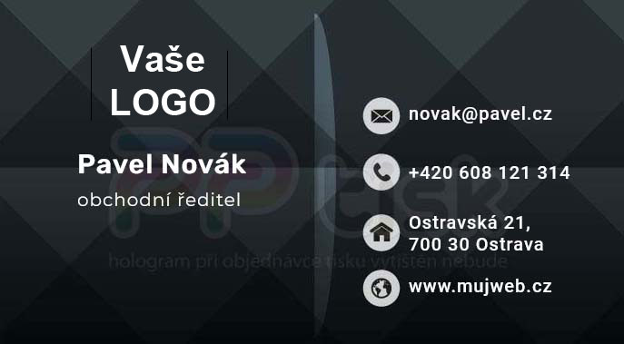 n�vrh, vzor, �ablona vizitky / 43 - PPtisk.cz