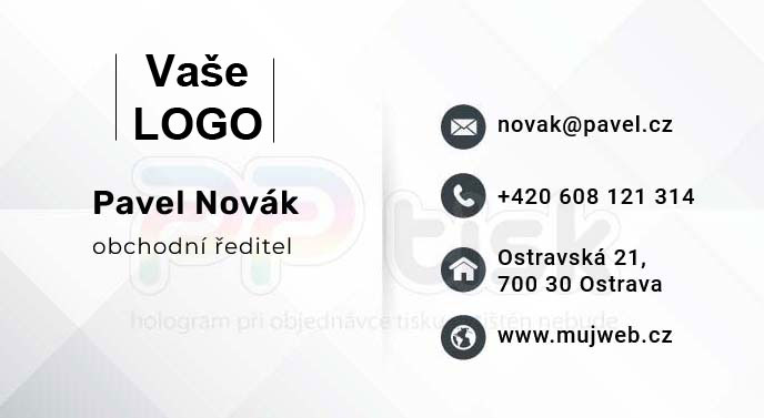 n�vrh, vzor, �ablona vizitky / 44 - PPtisk.cz