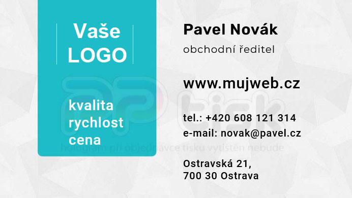 n�vrh, vzor, �ablona vizitky / 47 - PPtisk.cz