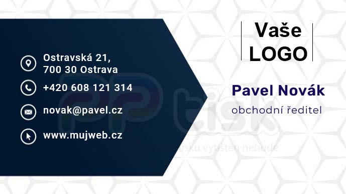 n�vrh, vzor, �ablona vizitky / 50 - PPtisk.cz