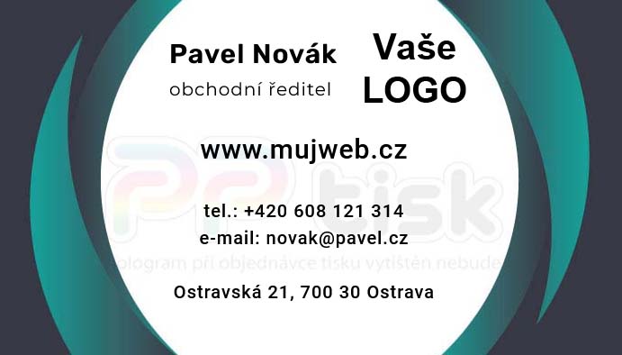 n�vrh, vzor, �ablona vizitky / 52 - PPtisk.cz