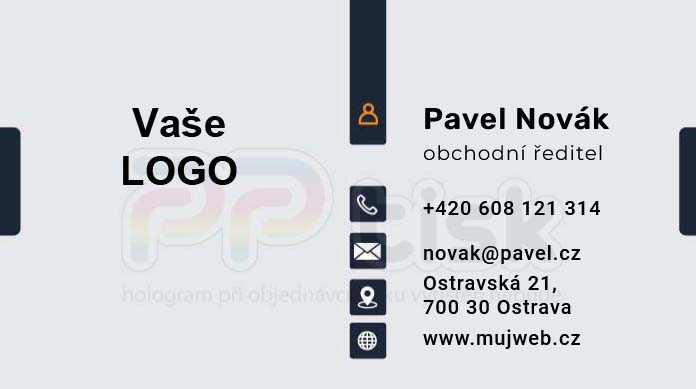 n�vrh, vzor, �ablona vizitky / 53 - PPtisk.cz