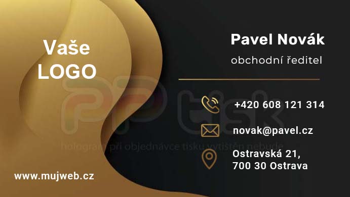 n�vrh, vzor, �ablona vizitky / 55 - PPtisk.cz