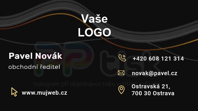 n�vrh, vzor, �ablona vizitky / 56 - PPtisk.cz
