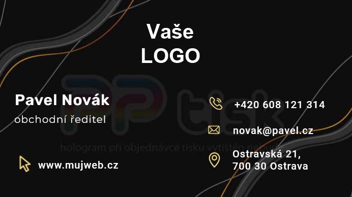 n�vrh, vzor, �ablona vizitky / 57 - PPtisk.cz