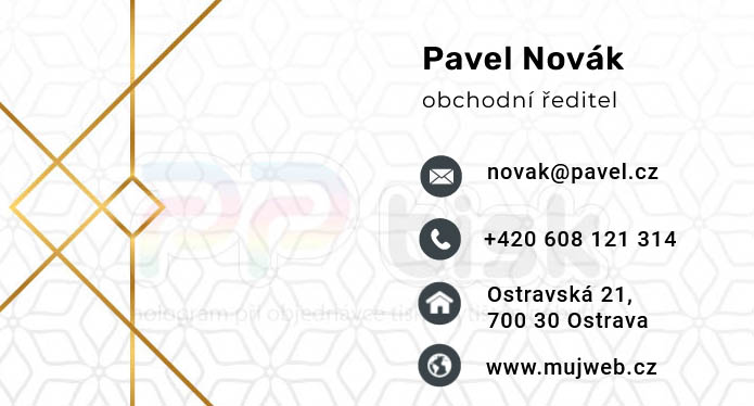 n�vrh, vzor, �ablona vizitky / 93 - PPtisk.cz