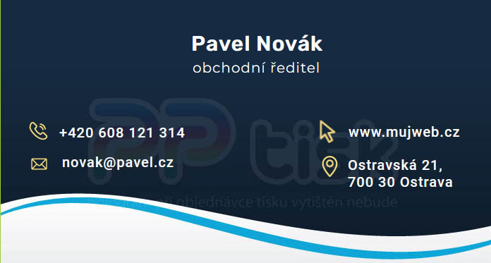 n�vrh, vzor, �ablona vizitky / 94 - PPtisk.cz