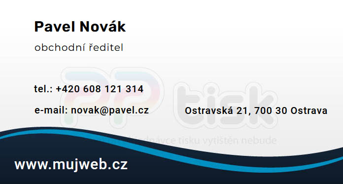 n�vrh, vzor, �ablona vizitky / 95 - PPtisk.cz