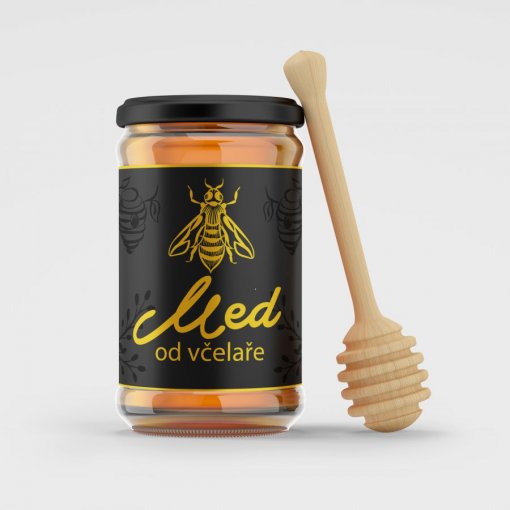 Samolepky, etikety na med za korunu