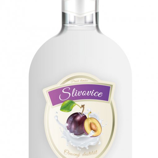Tisk samolepky slivovice