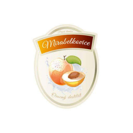 Tisk samolepky mirabelkovice