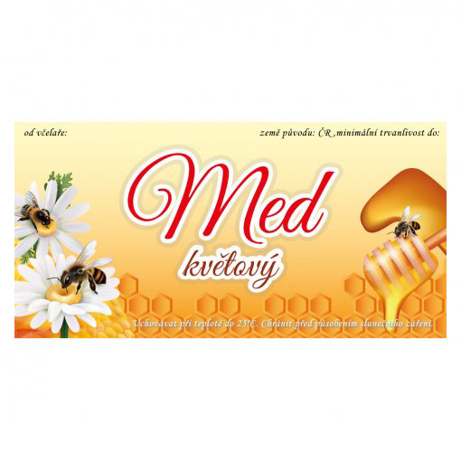 Tisk samolepky na med pastovan�