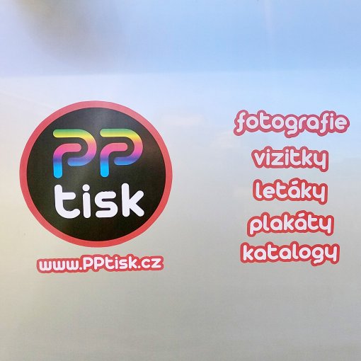 Tisk samolepky na dve�e auta, sklo