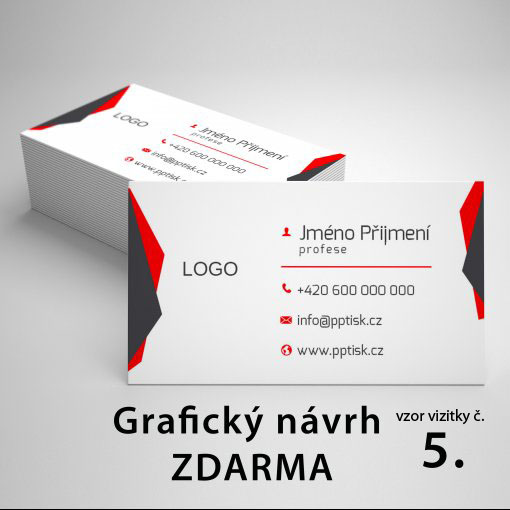 Tisk vizitky, standard, rozm�r 90x50mm, leskl� pap�r