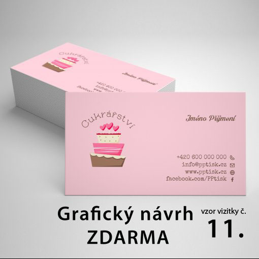 Tisk vizitky, rozm�r 90x50mm, strukturovan� pap�r
