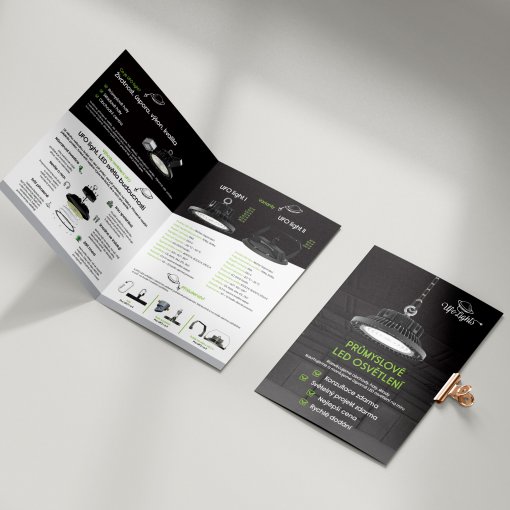 Tisk katalogu, bro�ury, n�vodu, v�sledn� rozm�r A5 - 4 strany