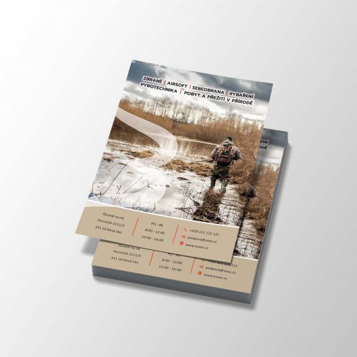 Tisk let�ku o velikosti A3 - k��da leskl�