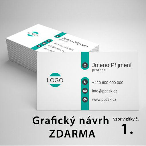 Tisk vizitky, rozm�r 85x55mm, leskl� pap�r