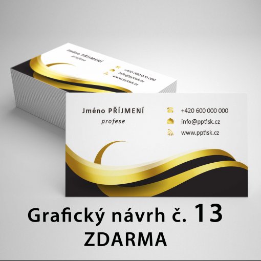 Tisk vizitky, standard, rozm�r 90x50mm, matn� pap�r